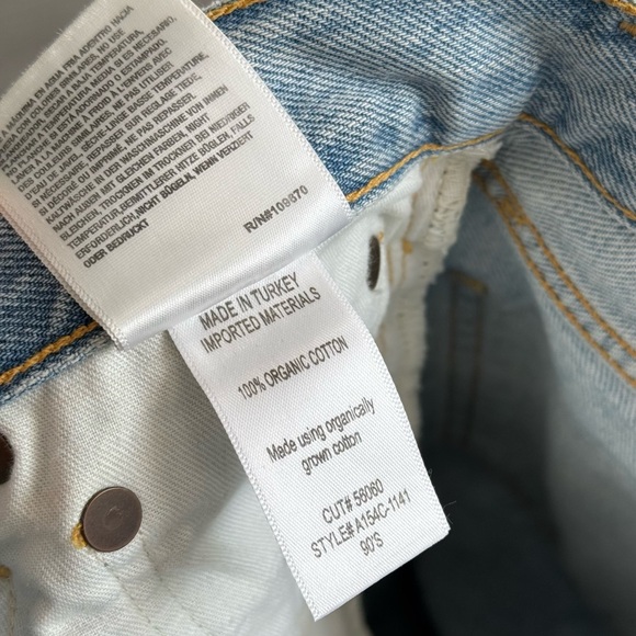 AGOLDE Fitted 90s Straight Leg Jeans 24 PINCH FLSHBK High Rise Distressed Rigid - Picture 12 of 16